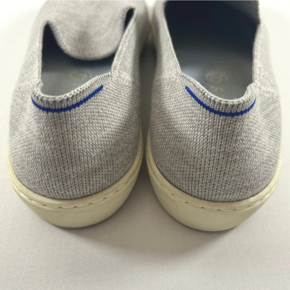 Rothy's The Sneaker Women 7.5 Heather Grey Slip On Knit Comfort Washable Flat